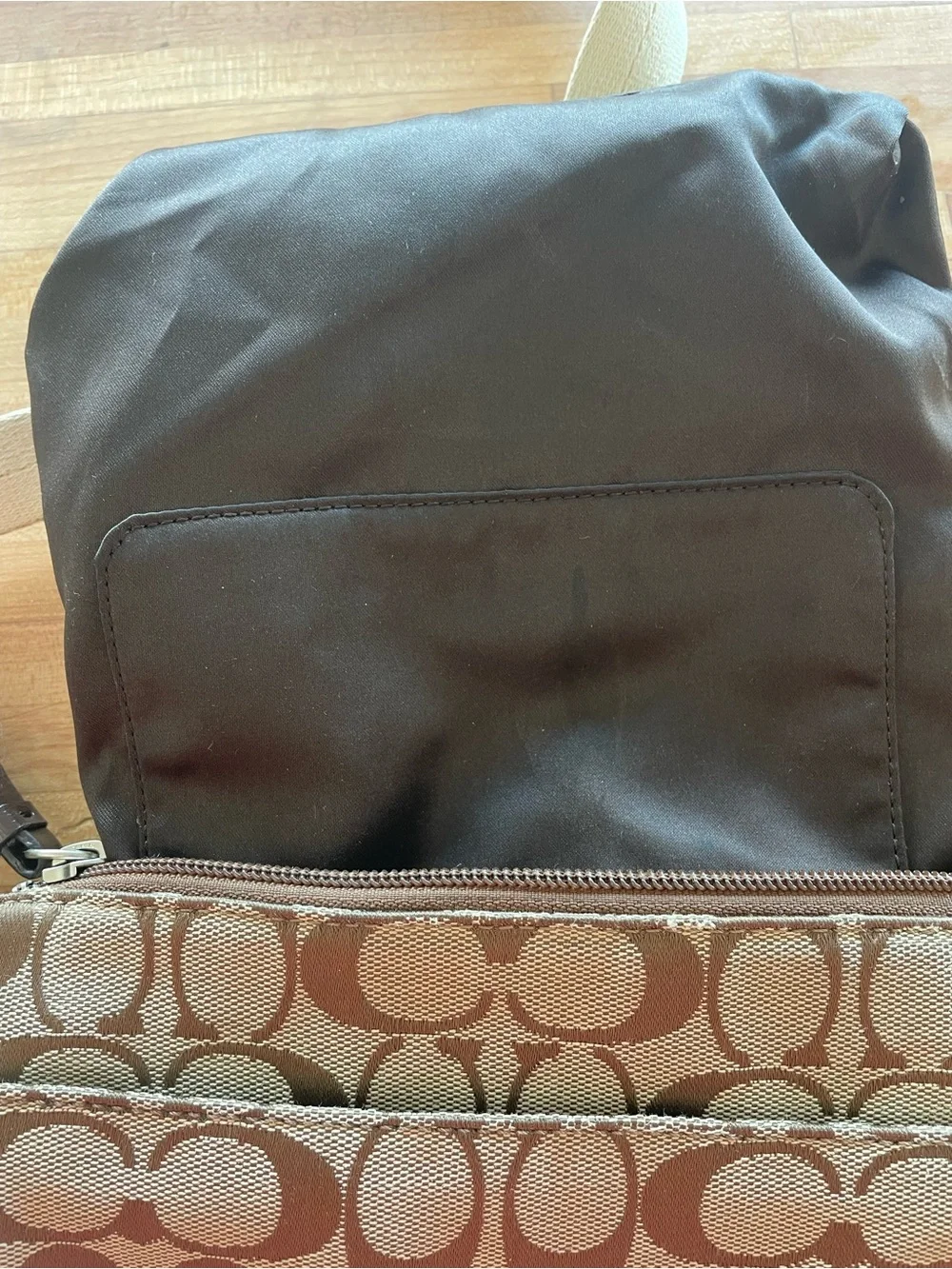 Coach Heritage Stripe Swingpack Crossbody Bag